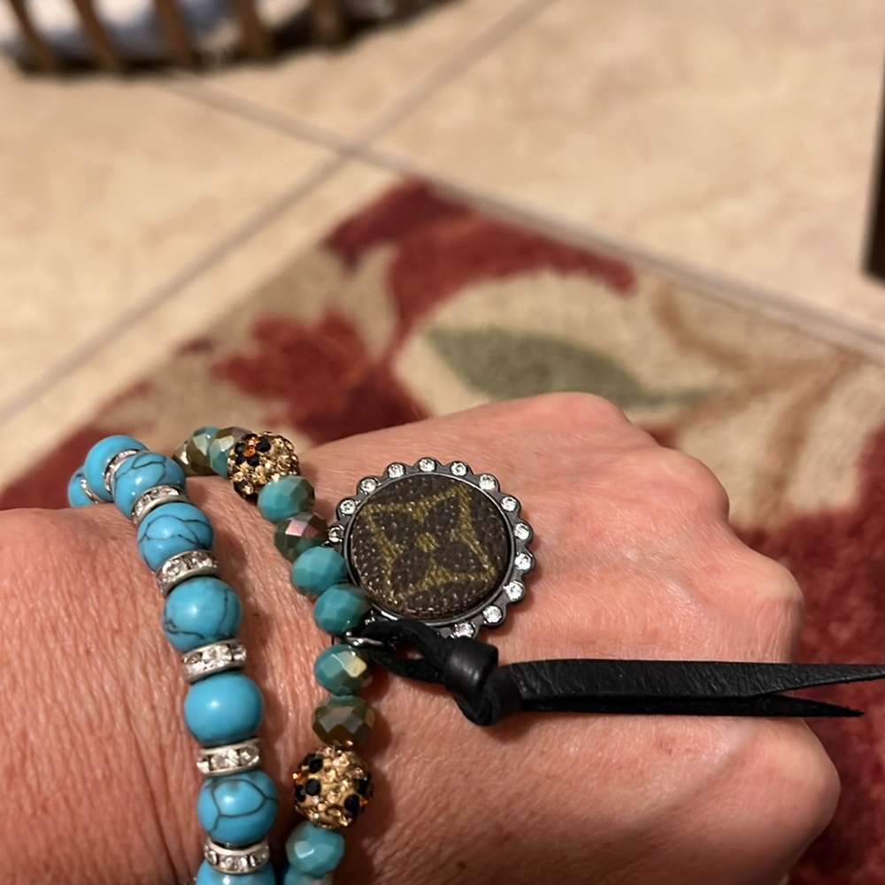 Turquoise bracelets and earrings sets